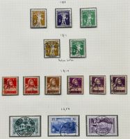 SCHWEIZER BRIEFMARKEN 1910-1911-1914