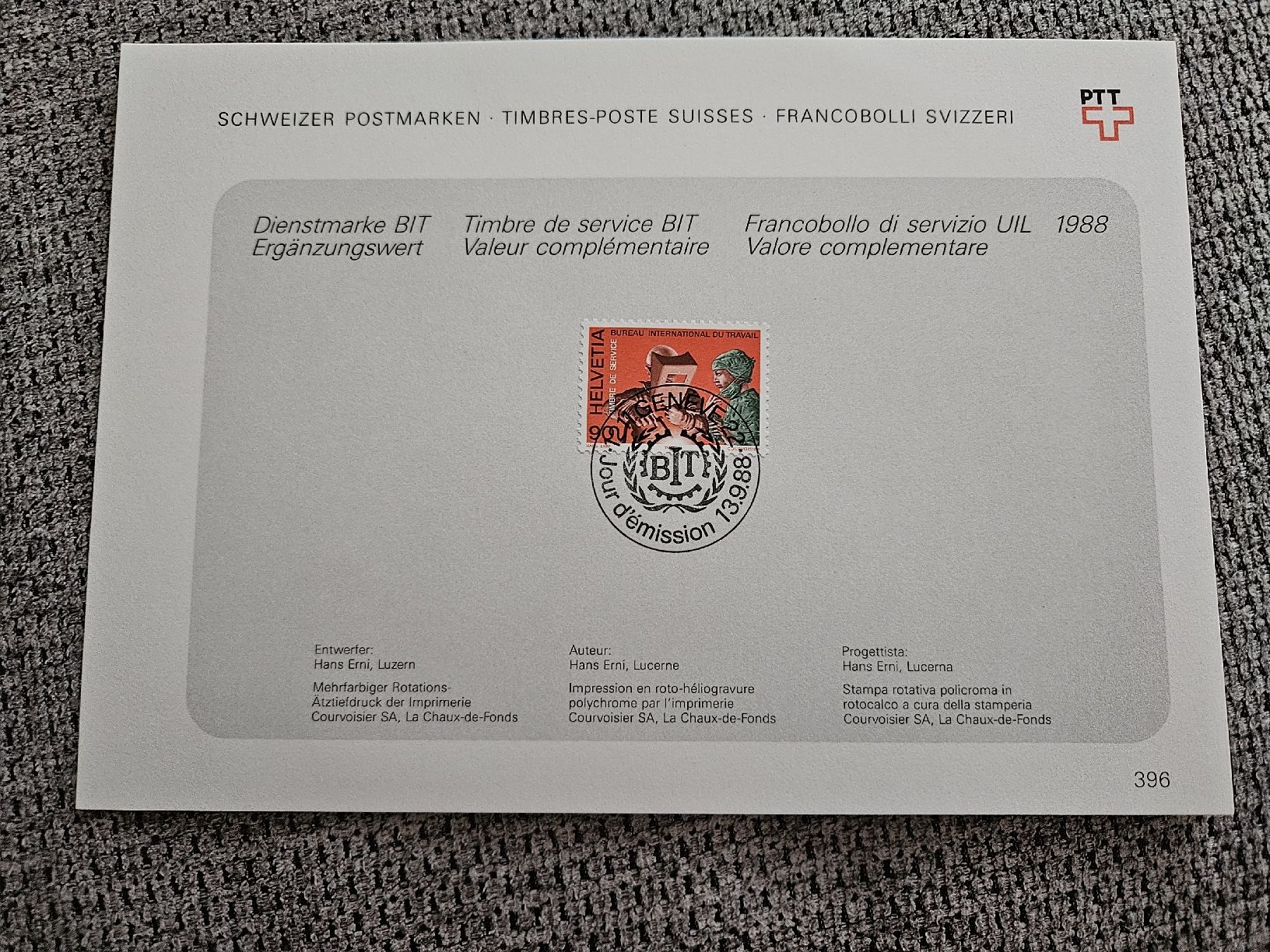Tutti i francobolli: Schweizer Postmarken Helvetia – Nuovo e nell'imballaggio originale da Chur venduto da Kohla1980 4