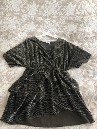 IRO Metallic Minikleid