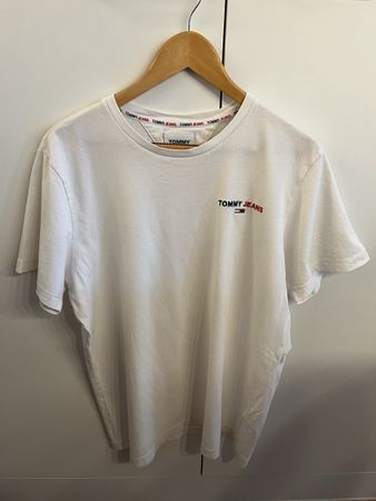 T-Shirt Tommy Jeans weiss Grösse L