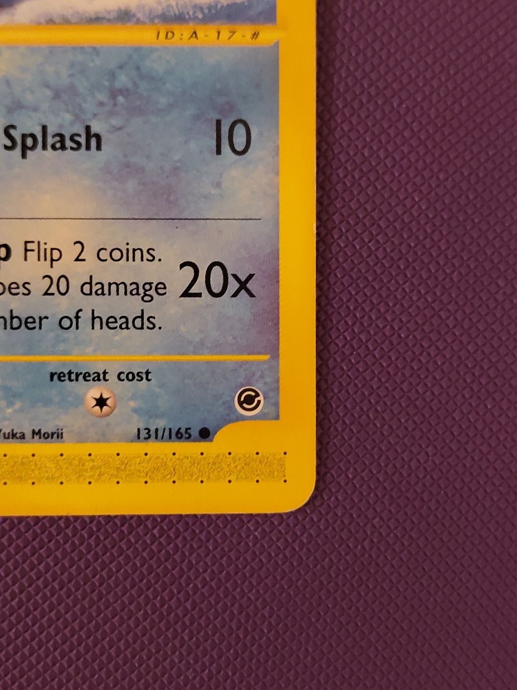 Pokémon Carte collezionabili: Pokémon Karte Squirtle 131/165 e-Reader 2002 – Usato da Obergerlafingen venduto da kingslayer4 4