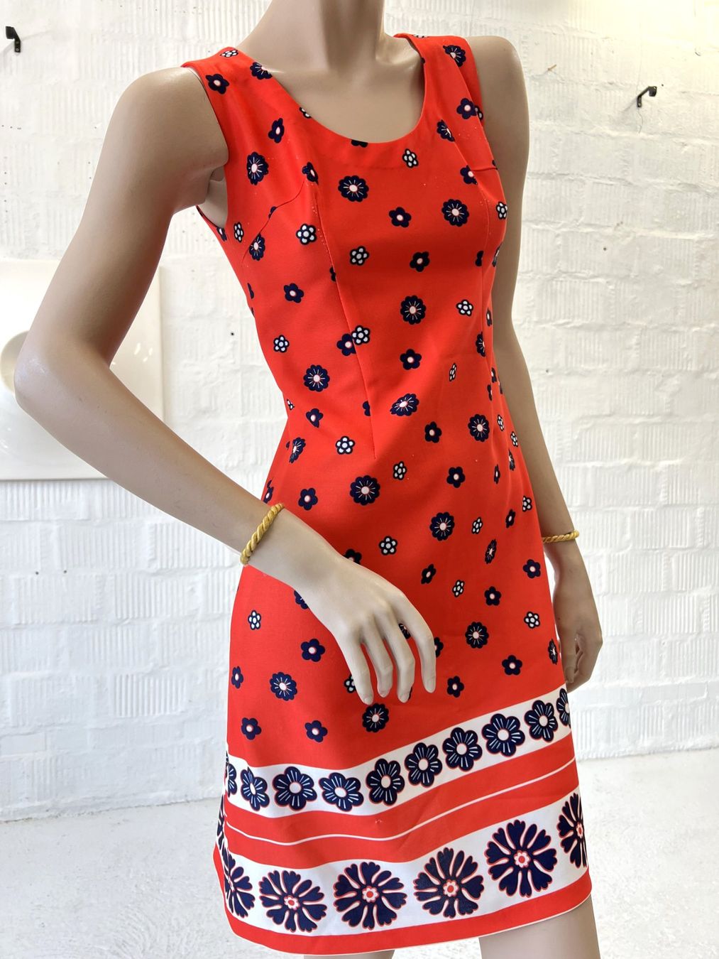 Vestiti: Vintage 70er Jahre Kleid – Usato da Walzenhausen venduto da stilvollwohnen 1