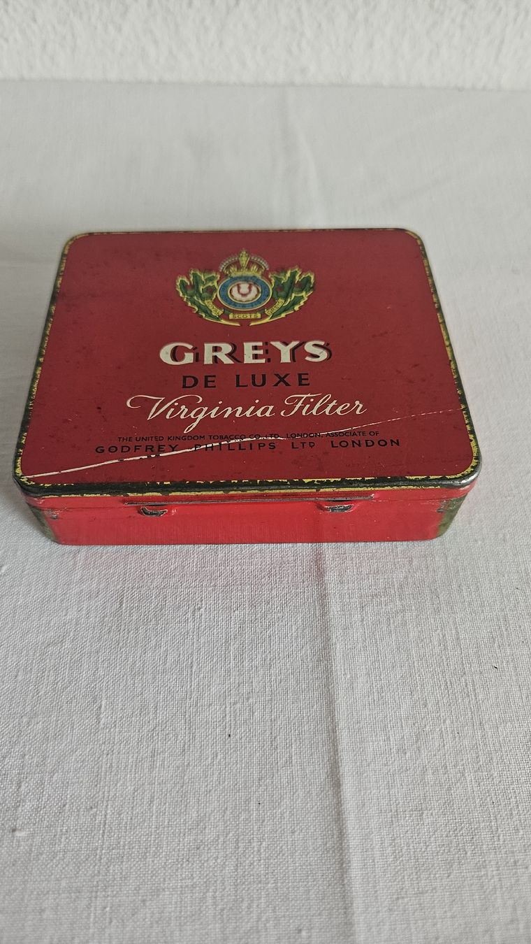 Barattoli: Rarität Greys de Luxe Zigaretten Dose – Usato da Ettingen venduto da samiba