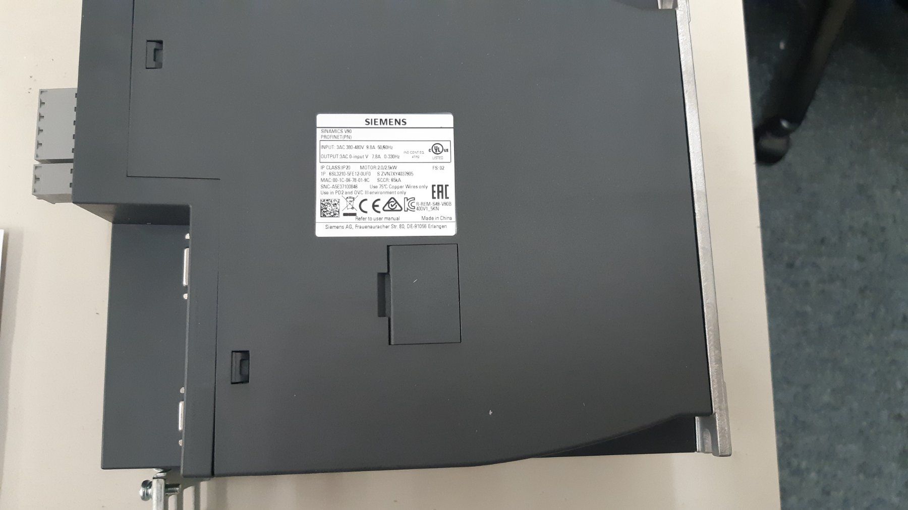 Siemens Componenti elettronici: Sinamics V90 (PN) – Nuovo e nell'imballaggio originale da Fehraltorf venduto da ust_57 1