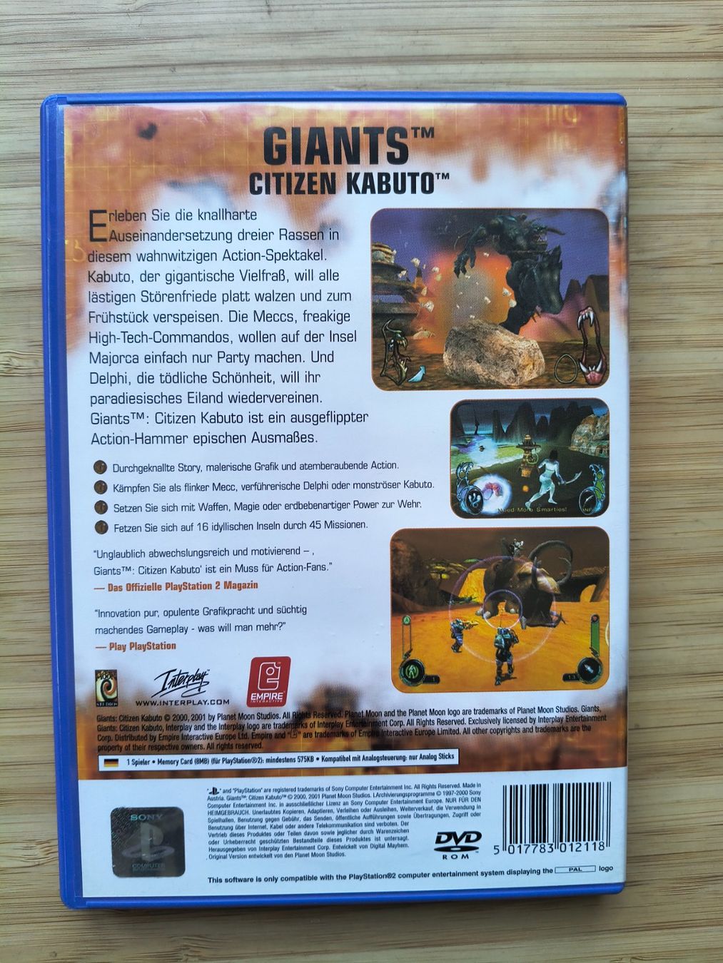 Spiele: Giants: Citizen Kabuto (PS 2) – Gebraucht aus Riedholz von ste_96cd 1