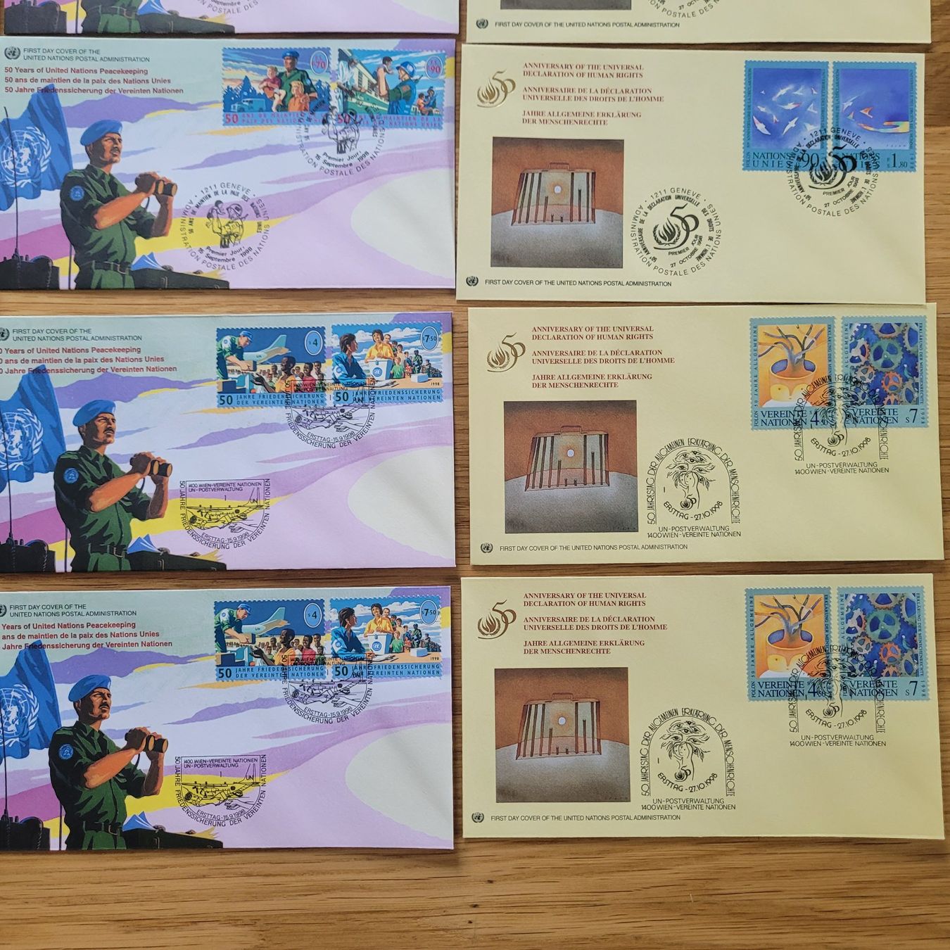 Tous les timbres: Los Mit FDC uno ONU – D'occasion à Biel/Bienne par Destockweb 4