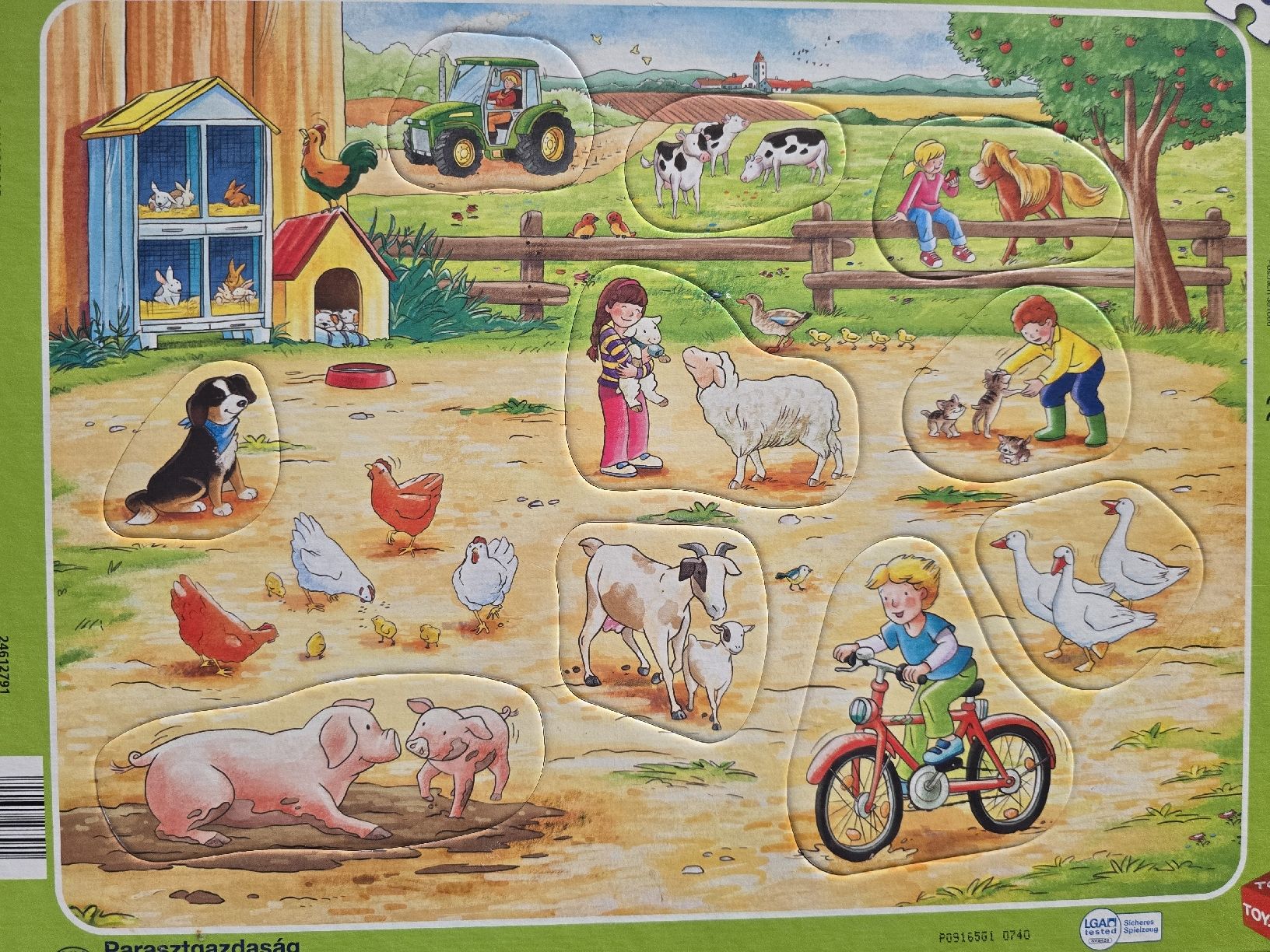 Ravensburger Puzzle: 2 Ravensburger Puzzle, Bauernhof, ab 18M. – Usato da Unterentfelden venduto da Panda-87 1