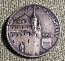 N641 - Brosche Tir Federal Lausanne 1954 / PeKa