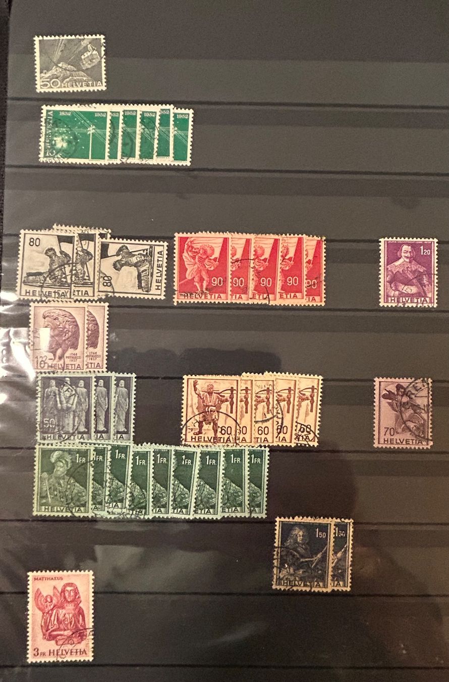 Tous les timbres: Kleines Lot div. Schweizer Briefmarken (2) – D'occasion à Reinach AG par Polarstern1 4