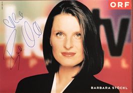 Barbara Stöckl Moderatorin Autogramm signiert Foto 10x15cm