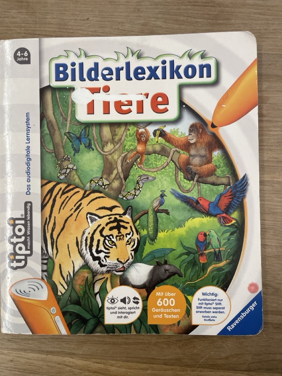 Libri: Tiptoi: Bilderlexikon Tiere – Usato da Kilchberg ZH venduto da Kiri7