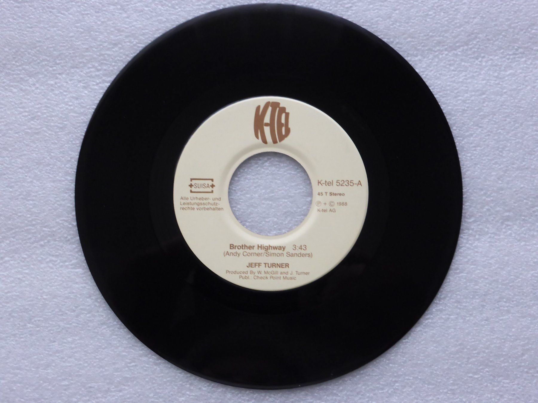Dischi in vinile: Vinyl Single   JEFF TRUNER – Usato da Küssnacht am Rigi venduto da Mondkinder 1