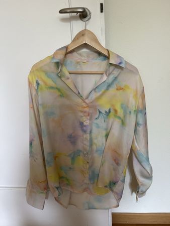 Artsy Damenbluse, Gr. S, Pastellfarben, Top Zustand