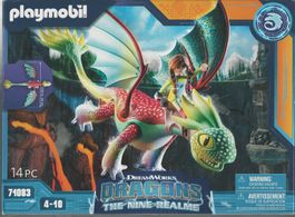 PLAYMOBIL DRAGONS THE NINE REALMS 71083 FEATHERS & ALEX new