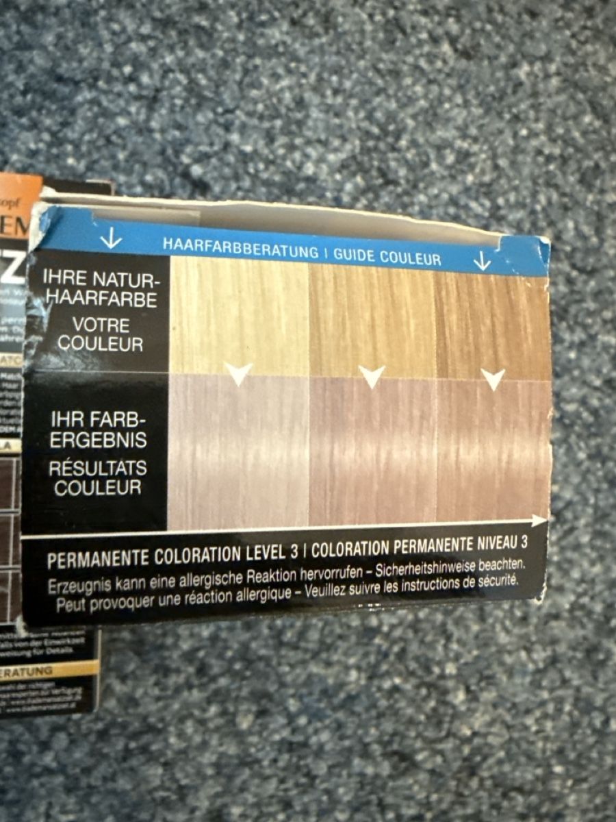 Tinte: 3x im Permanente Coloration Grauabdeckung – Nuovo e nell'imballaggio originale da Turbenthal venduto da 310707 3