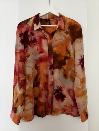 Mango Bluse, warme Farben , Grösse M, Top Zustand!