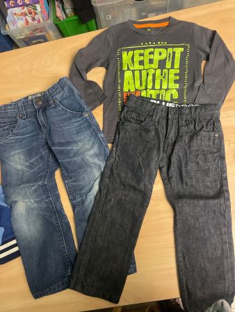 2 Blue ridge WE Jeans eine Neu mit Shirt Gr.98👦🏻