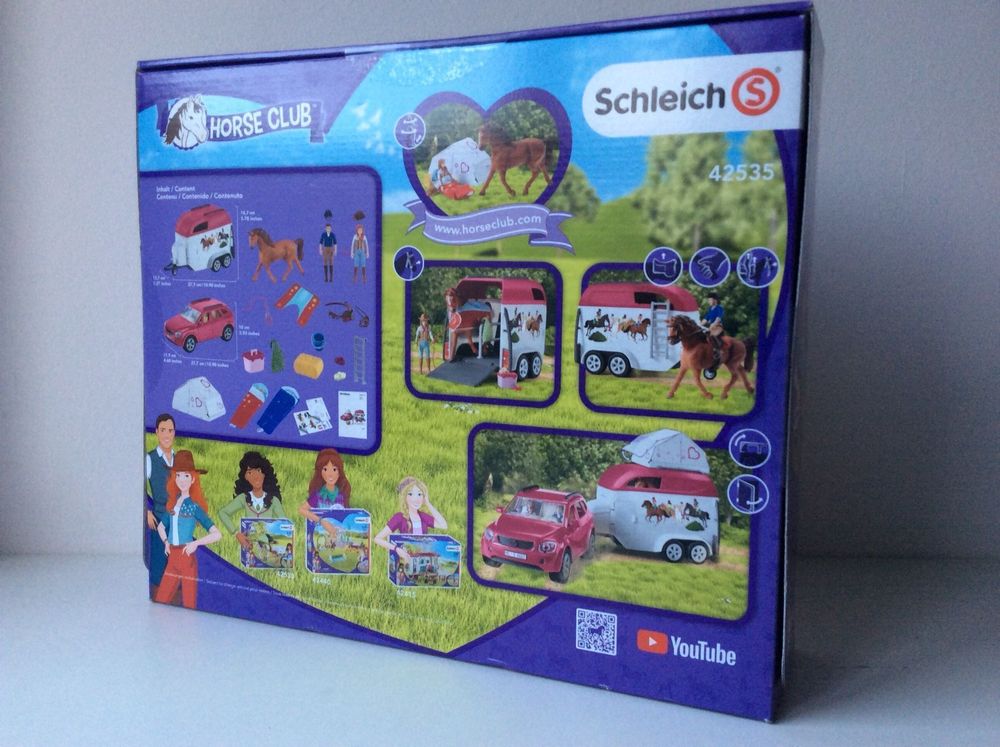 SCHLEICH Horse Club Pferd Mit Auto Und Anhänger - 42535 | Kaufen Auf ...