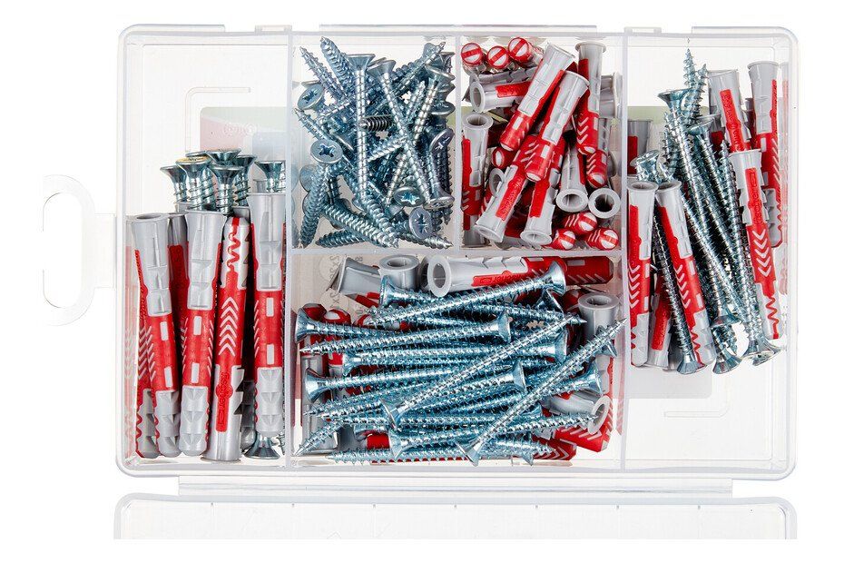 Fischer Tutti gli attrezzi: Fischer Meister-box Duopower + Schrauben – Nuovo e nell'imballaggio originale da Koppigen venduto da Bracher_Mail-House