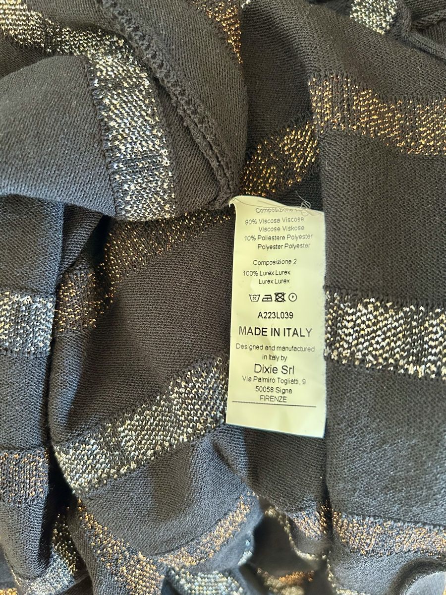 Kleider: Edles Dixie Kleid, Grösse S, schwarz/gold – Neu und originalverpackt aus Stäfa von yumai1 5