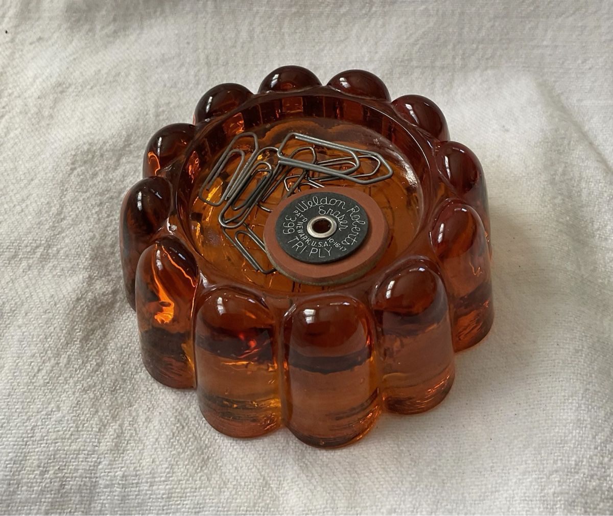 Bicchieri: Jugendstil Schale, Pressglas Briefbeschwerer Artdeco – Usato da Otelfingen venduto da Markthalle_C 1