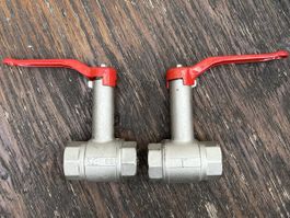Kugelhan 1 Zoll Messing 75mm