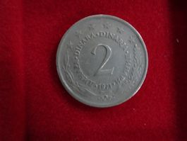 2 Dinar Jugoslawien 1971 - M408