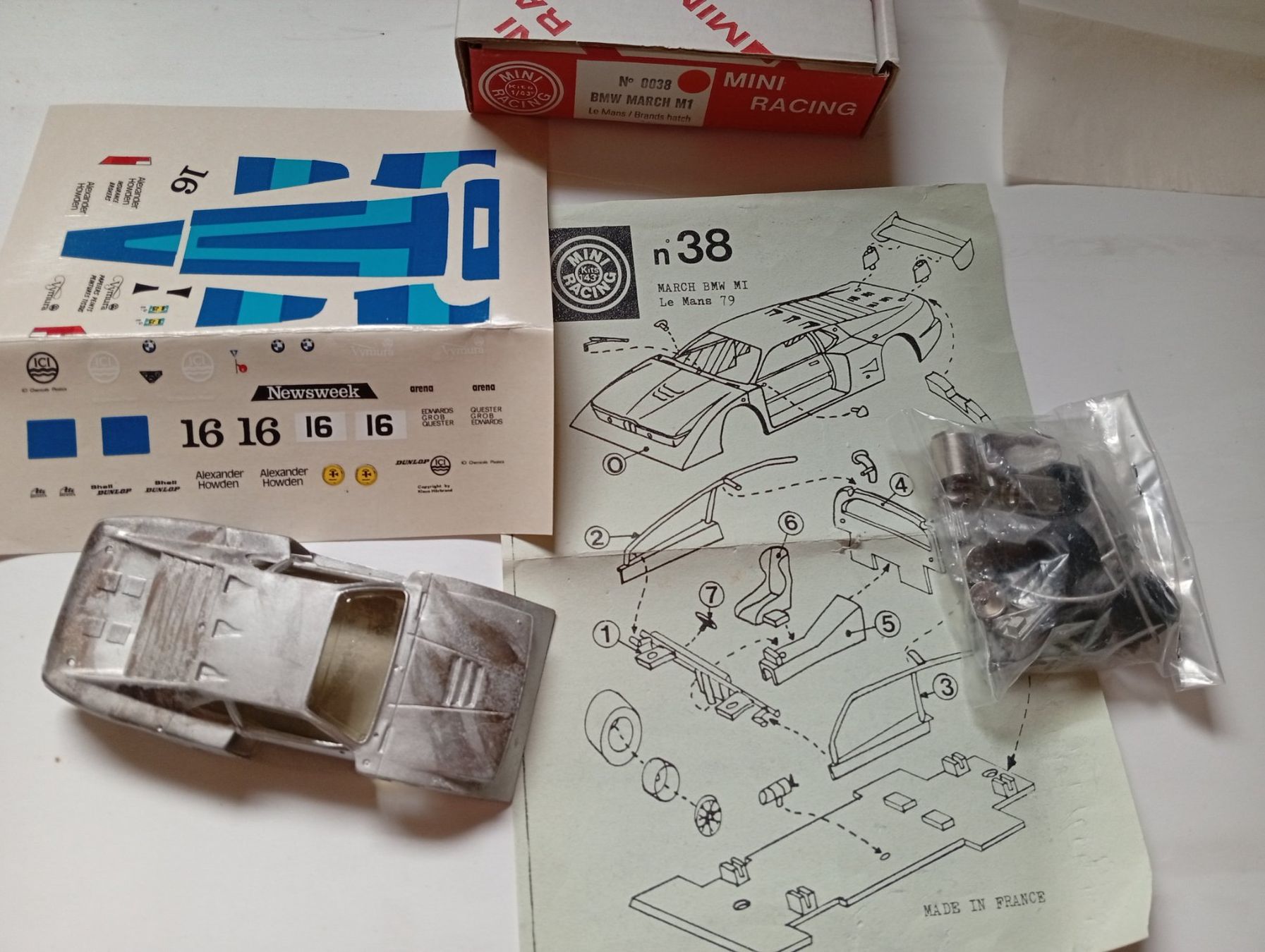 BMW Modellautos: Kit 1/43 March BMW M1 – Gebraucht aus Alle von Rissor