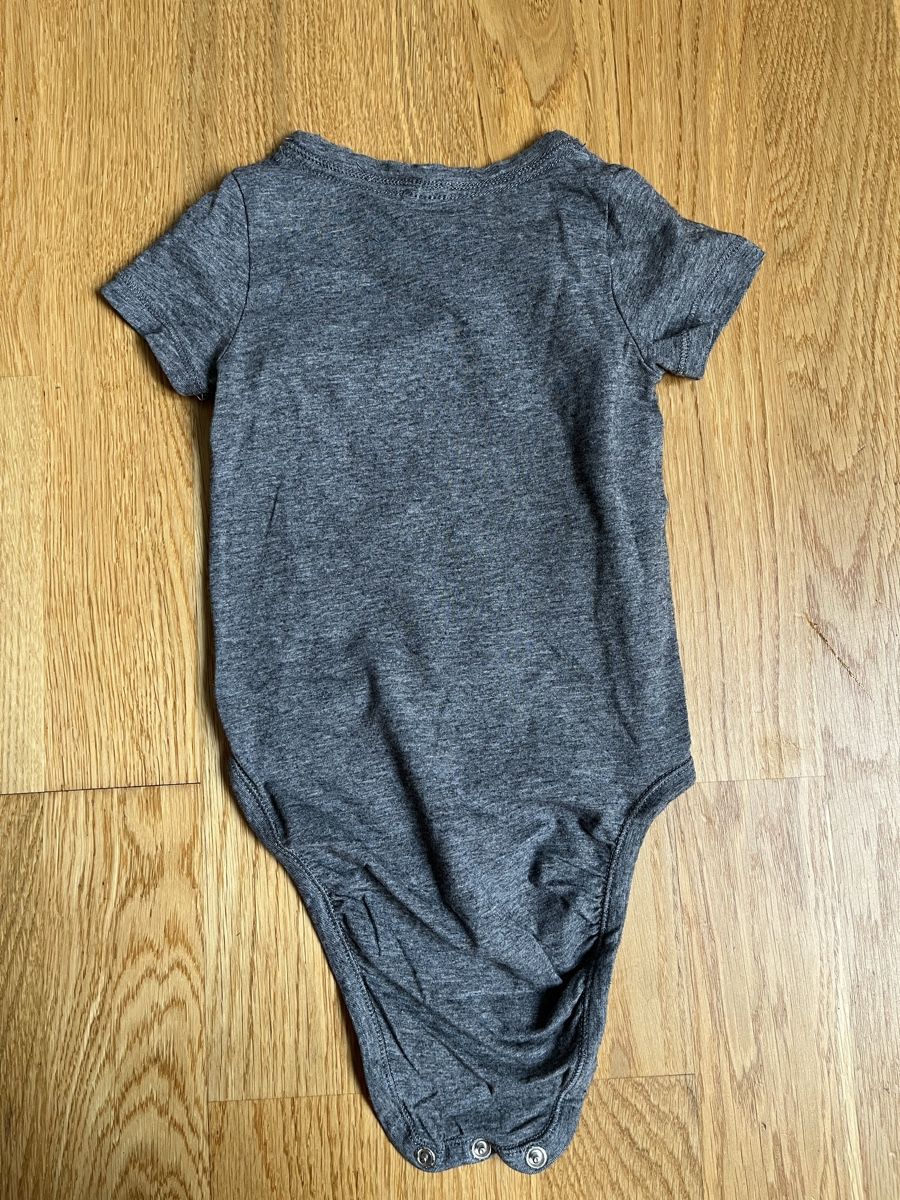 H&M Biancheria intima: Wickel-Body H&M grau Grösse 74  – Usato da Bern venduto da farfalla22 1
