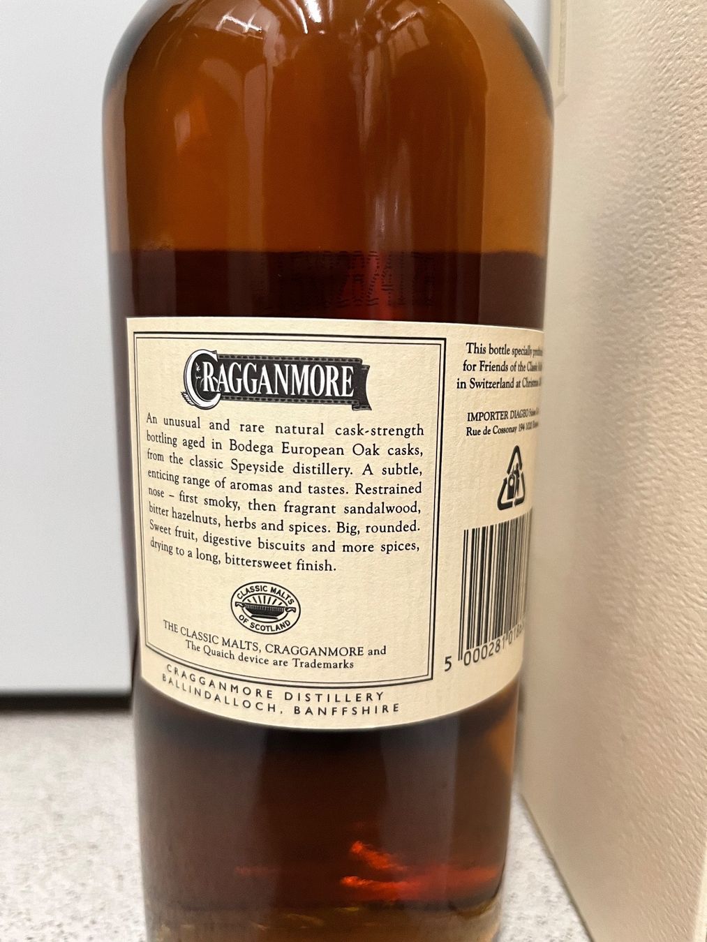Spirituosen: Cragganmore 10yo 1993 60.1% – Neu und originalverpackt aus Mönchaltorf von Drammer 1