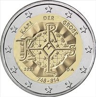 2 Euro Münze Karl der Grosse 2023