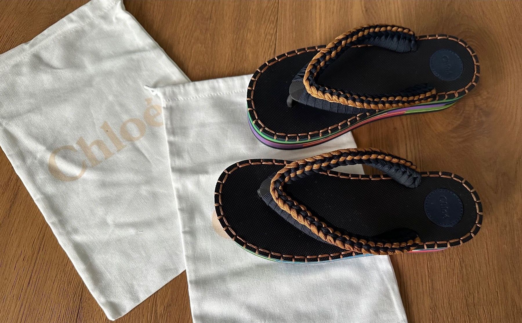 Chloé Scarpe da donna: Chloe Lou Sandalen Gr. 41 / neu / – Nuovo e nell'imballaggio originale da Flims Dorf venduto da Specials 3