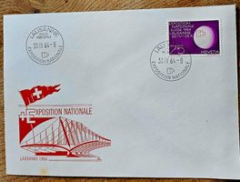 EXPO 64 - lettre spéciale illustrée par PEN