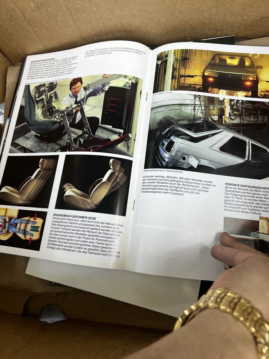 Renault Documenti: Alter Renault 11 Turbo Prospekt Deutsch – Usato da Wettingen venduto da NickInc 5