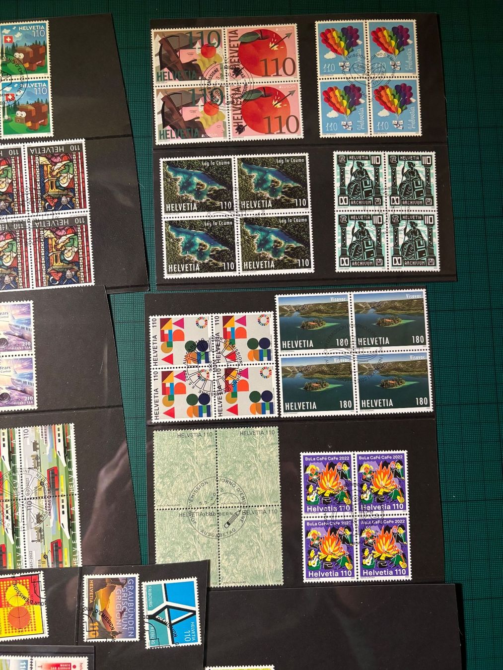 Alle Briefmarken: BM 4er und einzeln aus 2022 ET. – Neu (gemäss Beschreibung) aus Utzenstorf von Rose0303 1