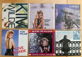 KIM WILDE - 6 VINYL SINGLES (VG - NM)