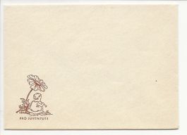 1941 Nr. 29 Pro Juventute Briefli Briefchen Kind unter Blume
