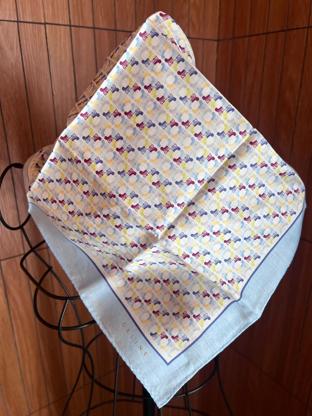 Celine Foulards, Tücher & Schals: Celine Baumwolltuch 50 x 50 cm Hellblau – Neu (gemäss Beschreibung) aus Winterthur von Dejv