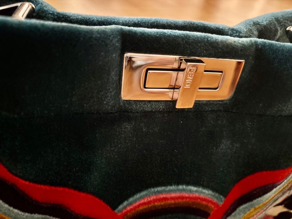 Fendi Borse da donna: FENDI LIMITED EDITION PEEKABOO AUS SAMT – Nuovo e nell'imballaggio originale da Zurich venduto da MX1000 4