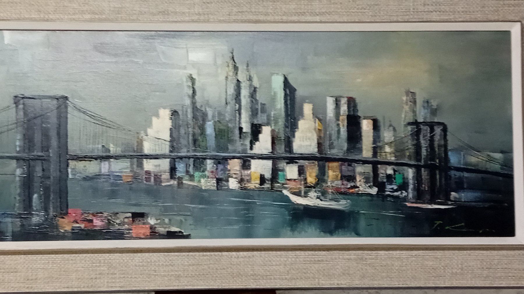 Dipinti: Gemälde Manhattan Vintage – Usato da Thun venduto da Sternschnuppe7 4
