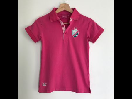 Mädchen Kurzarm Polo - Reitshirt Grösse 152