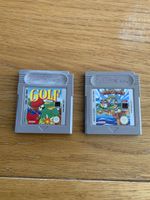 Nintendo Game Boy Spiele Golf und Wario Land gebraucht