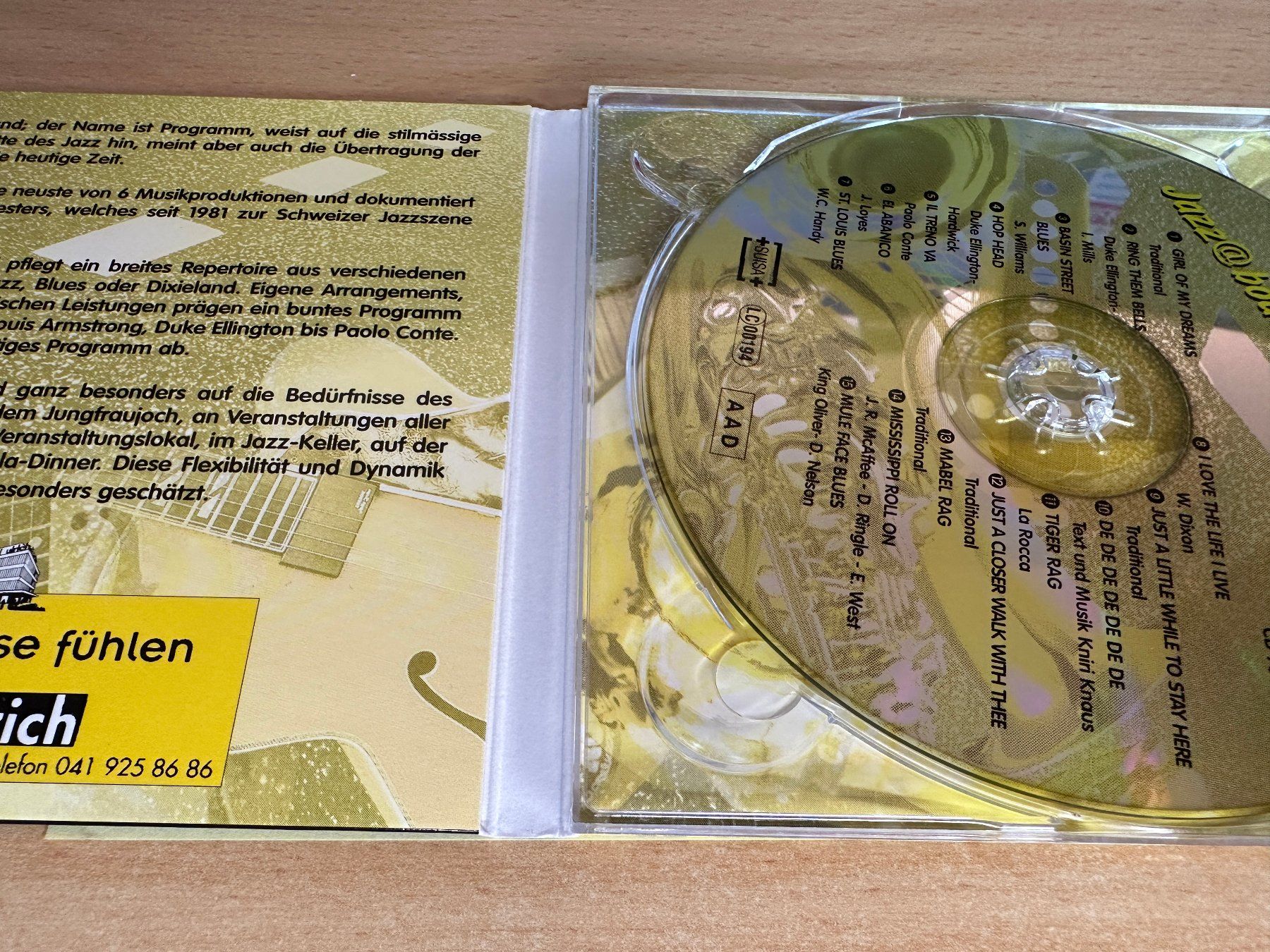 CD: Bourbon Street Jazzband - Jazz – Usato da Rikon im Tösstal venduto da Alpenmutz 2