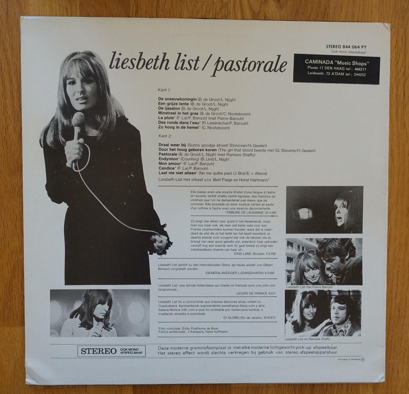 Vinyles: Liesbeth List – Pastorale - T2 – D'occasion à Sessa par discoverymedia 1