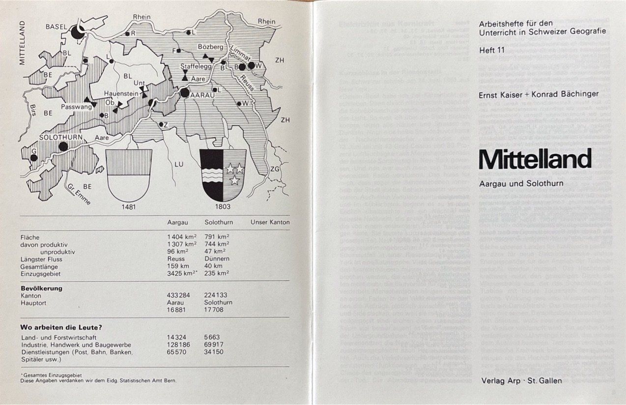 Libri: Bächinger Konrad, Mittelland - Heft 11 – Usato da Sarnen venduto da Livres 1