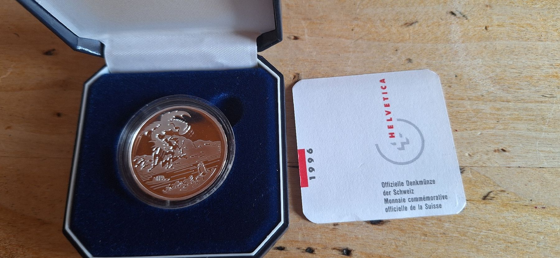 Tutti le monete: Pièce de collection Breno Dragon 1996- – Nuovo e nell'imballaggio originale da Le Sentier venduto da Loorenz
