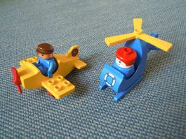 Helikopter und Propellerflieger von Lego / Duplo