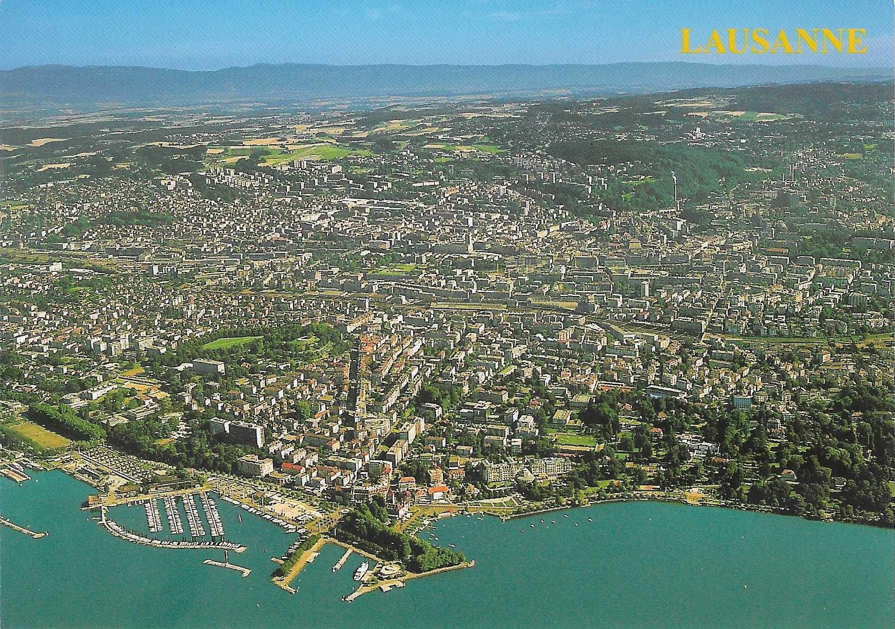 Ansichtskarten: Lausanne avec Lac Léman VD – Neu (gemäss Beschreibung) aus Rothrist von Stranglehold