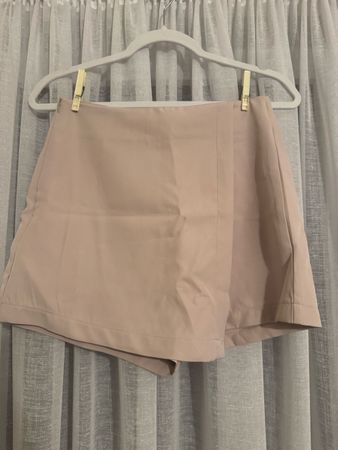 Beige eleganter Hosenrock, Grösse S