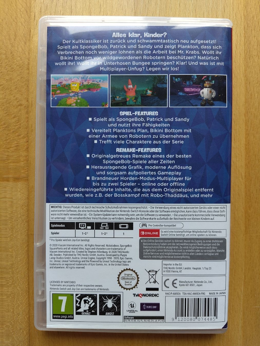 Nintendo Giochi: Spongebob: Battle For Bikini Bottom Rehydrated - Switch – Usato da Gümligen venduto da urw_62l5 1